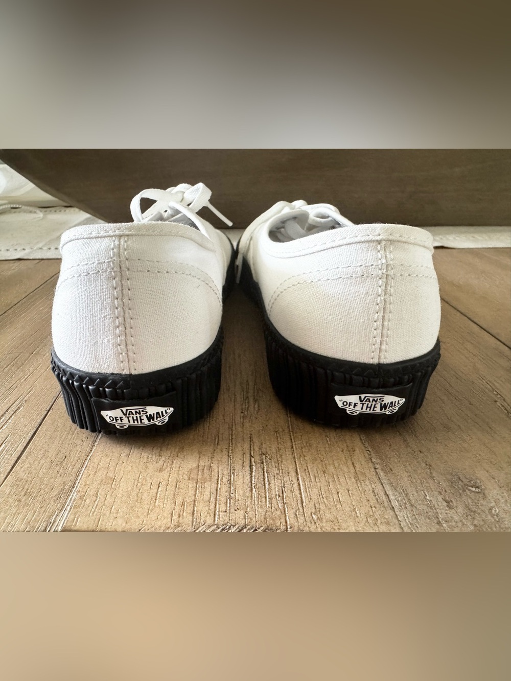 Vans Authentic Creeper Shoe, White/Black, NWOT, Women’s Size 7.5 (EUR 38) - Picture 9 of 13
